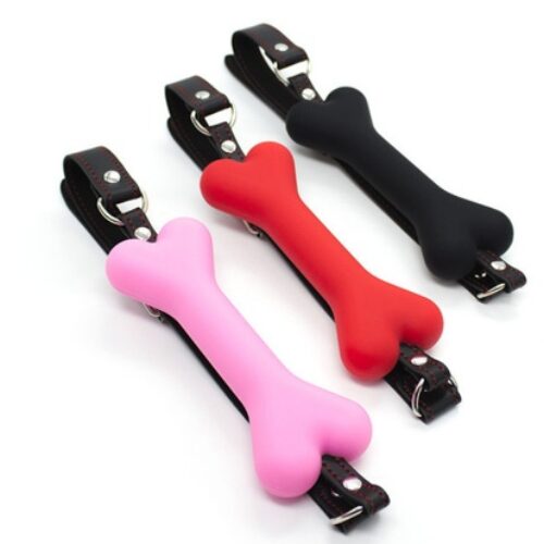 Dog Bone Mouth Plug Couples Silicone Toys