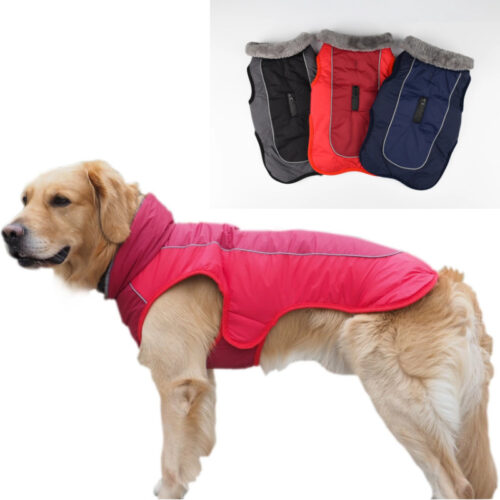 Thickened dog padded coat reflective dog clothing