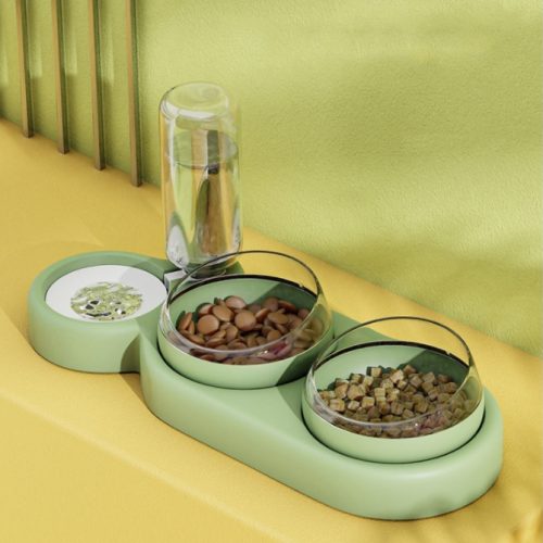 Food Bowl With Water Fountain