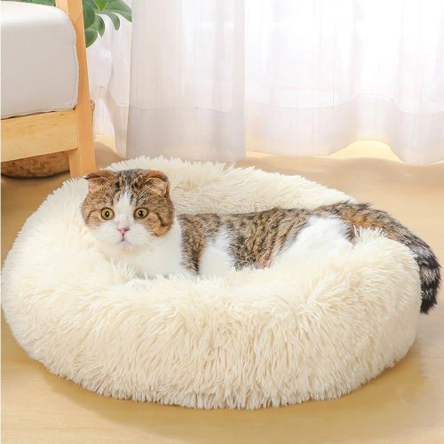 Dog Bed Super Soft Washable Long Plush Pet Kennel Deep Sleep Dog House Velvet Mats Sofa For Dog