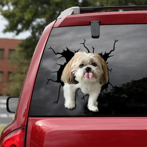 Dog Body Window Reflective Sticker