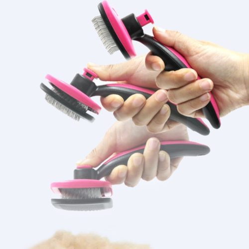 Curly Hair Removal Non-Slip Stainless Steel Brush