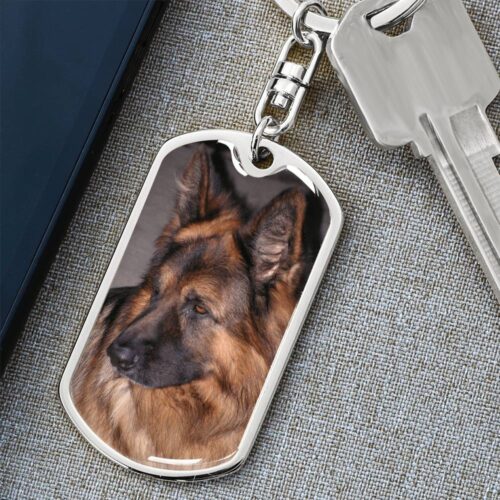 Custom Dog Tag Keychain Personalized For You!